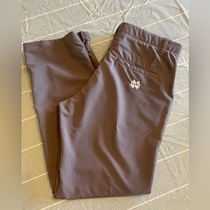 Notre Dame logo under armor chinos